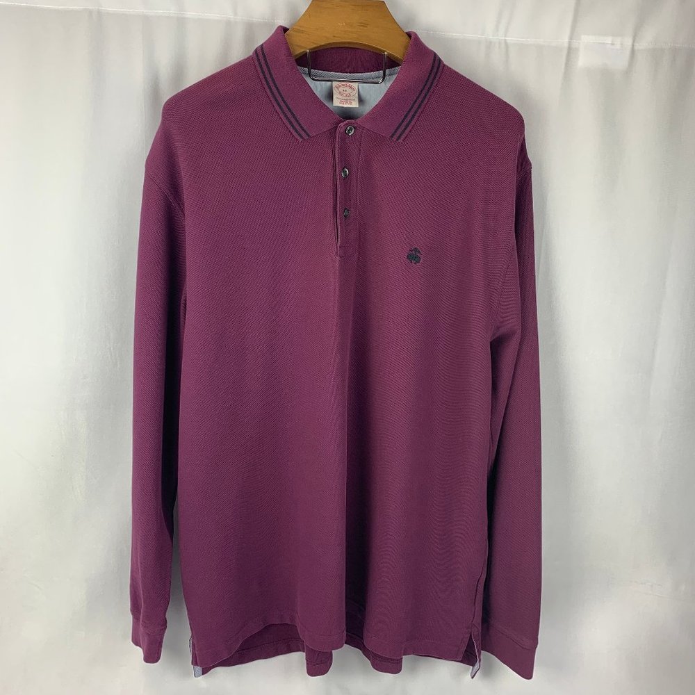 Brooks Brothers Men's long sleeve polo XXL
